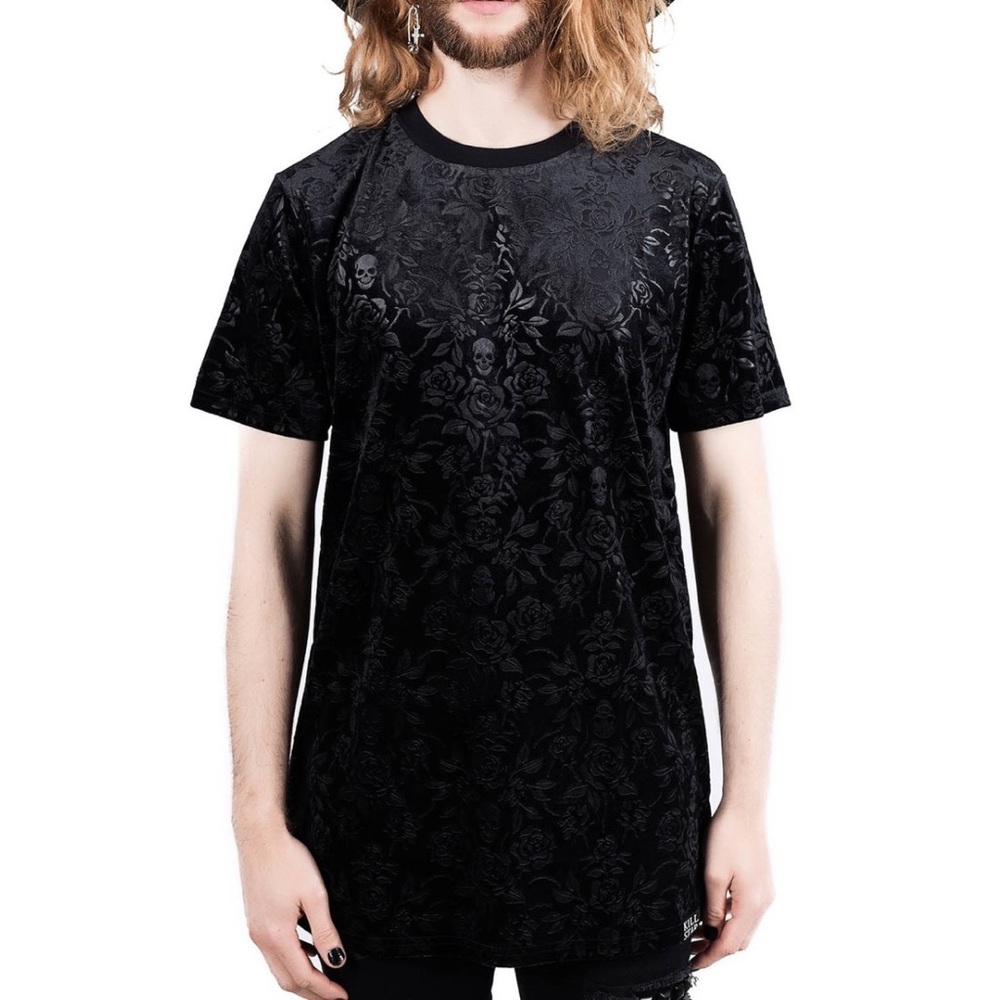 killstar Nocturnal t-shirt velvet